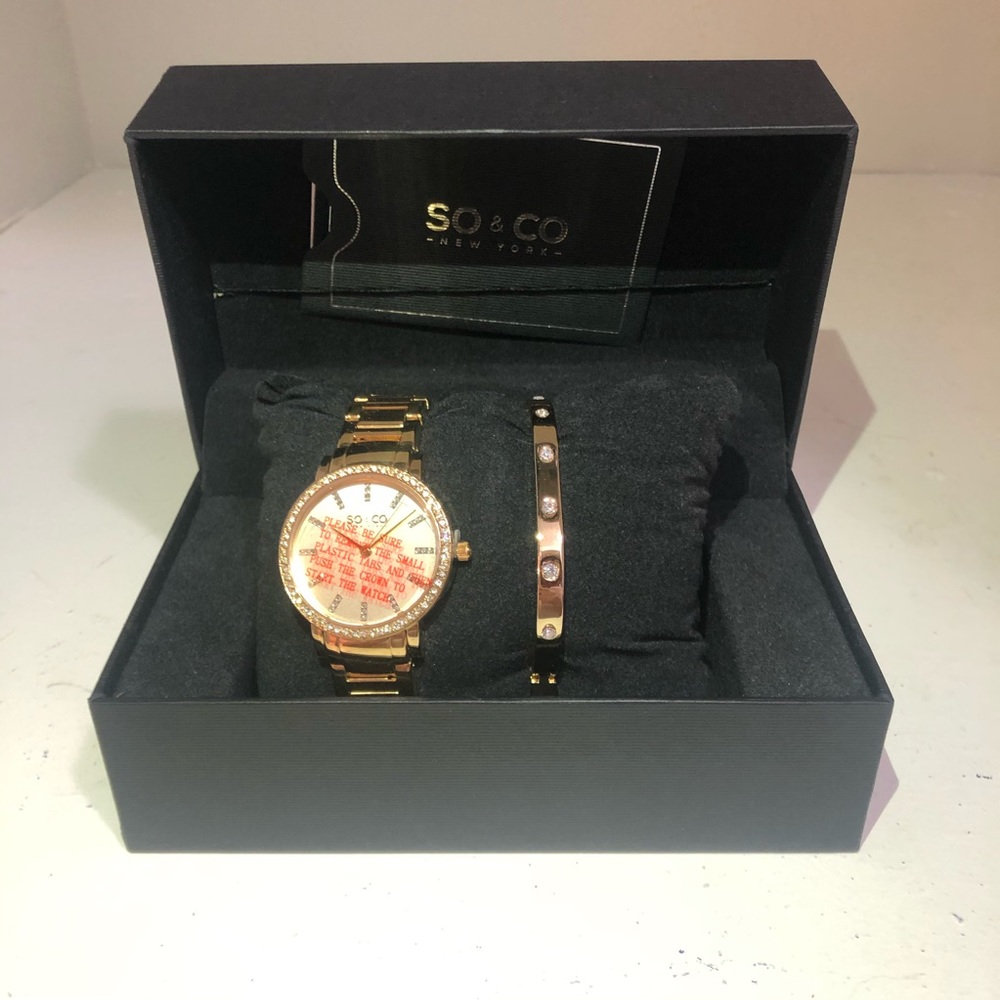SO&CO Women’s Madison Crystal Watch